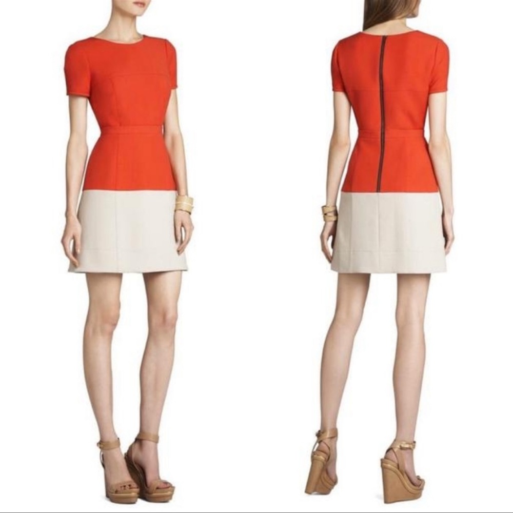 NWT! Brand new BCBGMAXAZRIA Hannah Dress size 4. Color BRGTRED CO (Red)